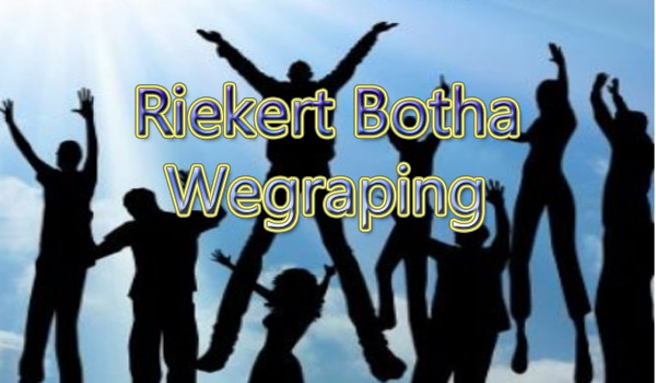 Riekert Botha - "Ek Gaan Om Vir Julle N Plek Te Berei" ⋆ Discerning The ...